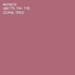 #AF6876 - Coral Tree Color Image