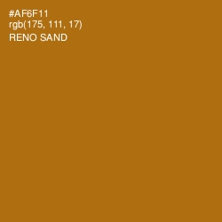 #AF6F11 - Reno Sand Color Image