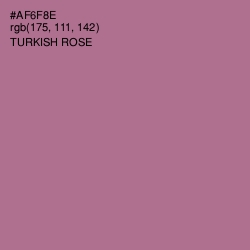 #AF6F8E - Turkish Rose Color Image