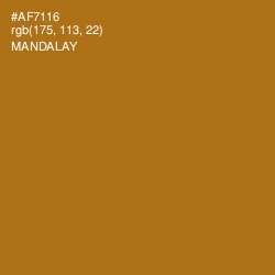 #AF7116 - Mandalay Color Image