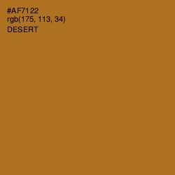 #AF7122 - Desert Color Image