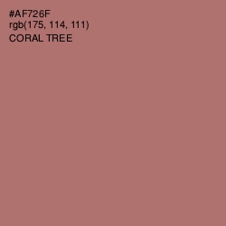 #AF726F - Coral Tree Color Image