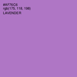 #AF76C6 - Lavender Color Image