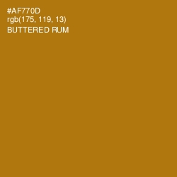 #AF770D - Buttered Rum Color Image