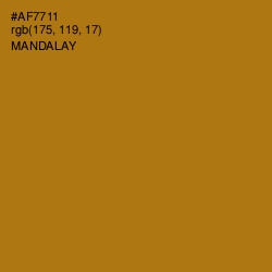 #AF7711 - Mandalay Color Image