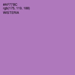 #AF77BC - Wisteria Color Image