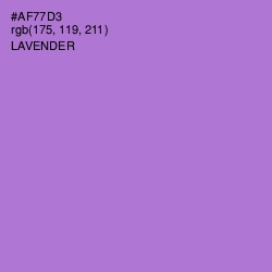 #AF77D3 - Lavender Color Image