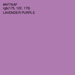 #AF7AAF - Lavender Purple Color Image