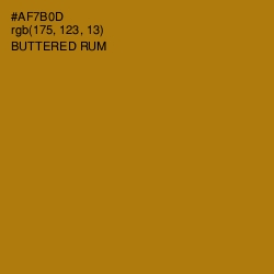 #AF7B0D - Buttered Rum Color Image