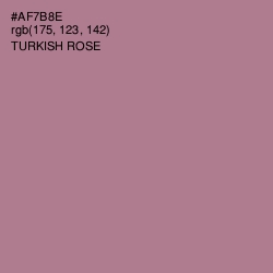 #AF7B8E - Turkish Rose Color Image