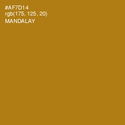 #AF7D14 - Mandalay Color Image