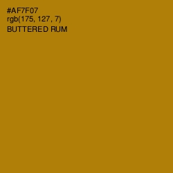 #AF7F07 - Buttered Rum Color Image