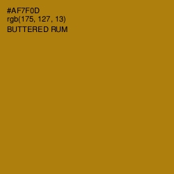 #AF7F0D - Buttered Rum Color Image