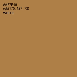 #AF7F48 - Santa Fe Color Image