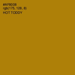 #AF8008 - Hot Toddy Color Image