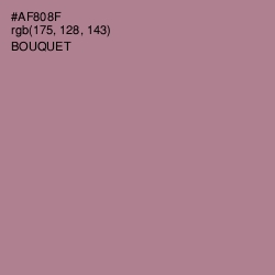#AF808F - Bouquet Color Image