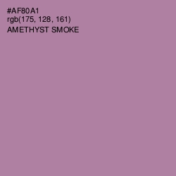 #AF80A1 - Amethyst Smoke Color Image