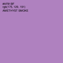 #AF81BF - Amethyst Smoke Color Image