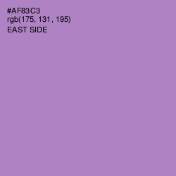 #AF83C3 - East Side Color Image