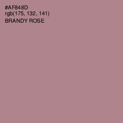 #AF848D - Brandy Rose Color Image