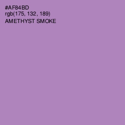 #AF84BD - Amethyst Smoke Color Image