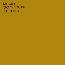 #AF850D - Hot Toddy Color Image