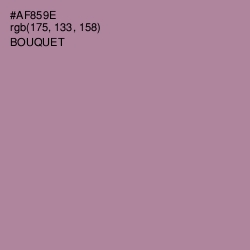 #AF859E - Bouquet Color Image