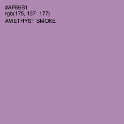 #AF89B1 - Amethyst Smoke Color Image
