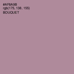 #AF8A9B - Bouquet Color Image