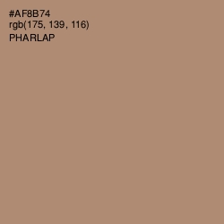 #AF8B74 - Pharlap Color Image