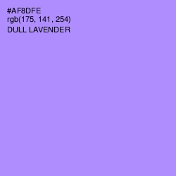 #AF8DFE - Dull Lavender Color Image