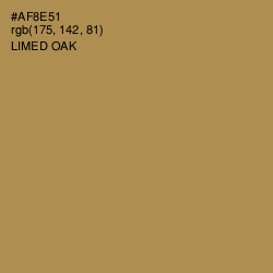 #AF8E51 - Limed Oak Color Image