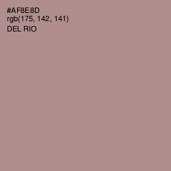 #AF8E8D - Del Rio Color Image