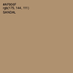 #AF906F - Sandal Color Image