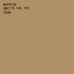 #AF9165 - Teak Color Image
