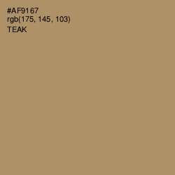 #AF9167 - Teak Color Image