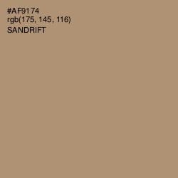 #AF9174 - Sandrift Color Image