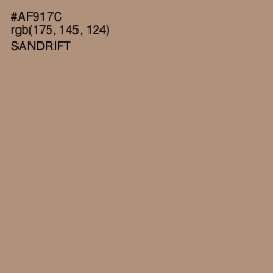 #AF917C - Sandrift Color Image