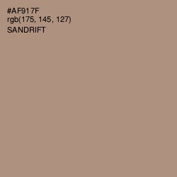 #AF917F - Sandrift Color Image