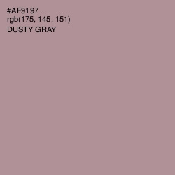#AF9197 - Dusty Gray Color Image