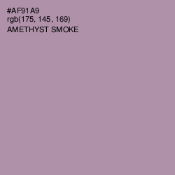 #AF91A9 - Amethyst Smoke Color Image