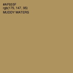 #AF935F - Muddy Waters Color Image