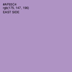 #AF93C4 - East Side Color Image