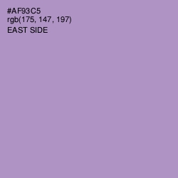 #AF93C5 - East Side Color Image