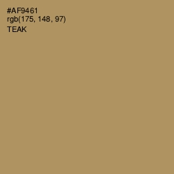 #AF9461 - Teak Color Image