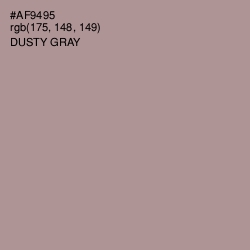 #AF9495 - Dusty Gray Color Image