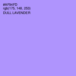 #AF94FD - Dull Lavender Color Image