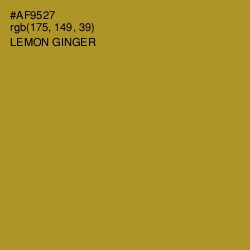 #AF9527 - Lemon Ginger Color Image