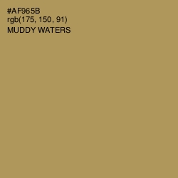 #AF965B - Muddy Waters Color Image