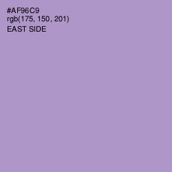#AF96C9 - East Side Color Image